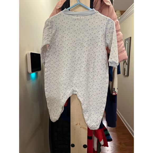 Dr. Denton Baby Boy Footed Sleeper 6-9M Stars & Moon Print - Picture 2 of 5